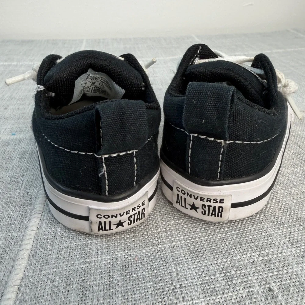 Converse Low Tops Baby Toddler Size 4 Black Street Ox Low Top Sneakers‎